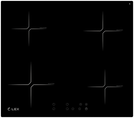 картинка Варочная панель электрическая LEX HI 6040 BL  в  интернет-витрине сети магазинов бытовой техники "ЮСТ" в г. Пенза