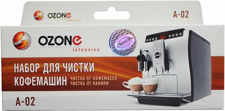 картинка OZONE A-02 87424 средство 2в1 для чистки кофемашин  в  интернет-витрине сети магазинов бытовой техники "ЮСТ" в г. Пенза
