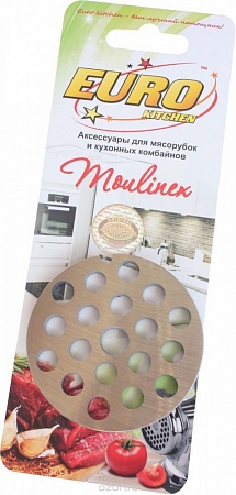 картинка Euro Kitchen EUR-GR-8 Moulinex HV8 решетка для мясорубки  в  интернет-витрине сети магазинов бытовой техники "ЮСТ" в г. Пенза